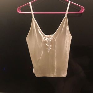Brandy Melville white crop top